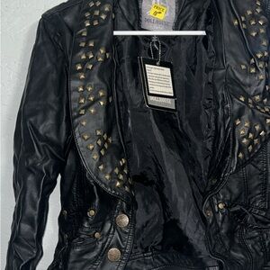 Dollhouse Black Studded Women's Jacket